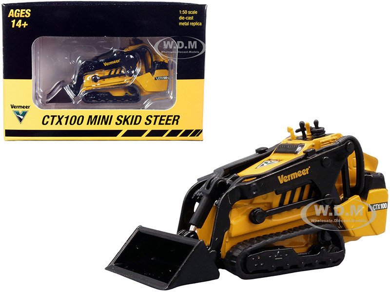 Vermeer CTX100 Mini Skid Steer Loader 1/50 Diecast Model SpecCast VMR002