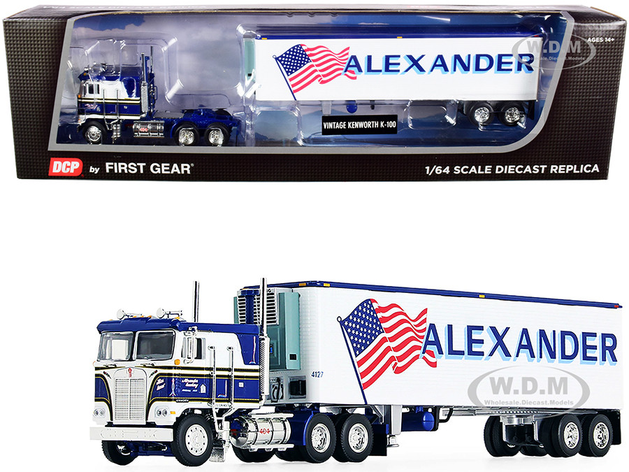 Illinois Califor... Kenworth K100 COE Truck with Wabash Double Pup Trailers ICX