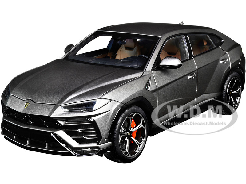 Lamborghini Urus Grigio Lynx Gray Metallic 1/18 Model Car Autoart 79164