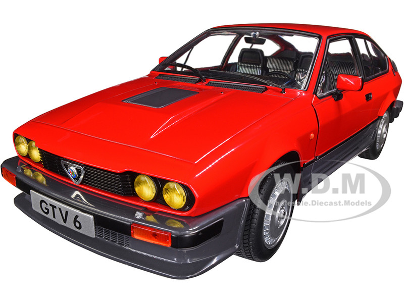 1984 Alfa Romeo GTV 6 Alfa Red 1/18 Diecast Model Car Solido S1802301