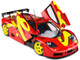 1996 McLaren F1 GTR Short Tail Launch Livery Red Yellow Graphics 1/18 Diecast Model Car Solido S1804102