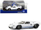 1966 Ford GT40 White Blue Stripes 1/43 Diecast Model Car Solido S4303200