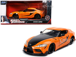 Toyota GR Supra Orange Black Stripes Fast & Furious 9 F9 2021