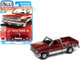 1981 Chevrolet Silverado 10 Fleetside Carmine Red White Red Interior Muscle Trucks Limited Edition 19504 pieces Worldwide 1/64 Diecast Model Car Autoworld 64302 AWSP062 A