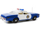 1975 Plymouth Fury Osage County Sheriff Blue White 1/18 Diecast Model Car Greenlight 19096