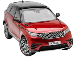Land Rover Range Rover Velar First Edition Red Black Top 1/18 Diecast Model Car LCD Models LCD18003