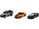 Fast & Furious 9 2021 Movie 3 piece Set Nano Hollywood Rides Series Diecast Model Cars Jada 32481