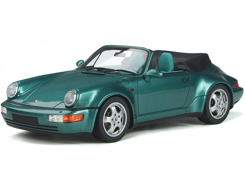 Porsche 911 964 Carrera 2 Convertible Turbo Look Green Metallic Green Interior Limited Edition 911 Pieces Worldwide 1 18 Model Car Gt Spirit Gt294 Porsche 911 964 Carrera 2 Convertible Turbo Look Green Metallic Green Interior Limited Edition 911 Pieces Worldwide 1 18 Model Car Gt Spirit Gt294