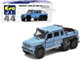 Mercedes Benz G63 AMG 6x6 Pickup Truck Baby Blue 1/64 Diecast Model Car Era Car MB206X6RN44