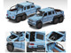 Mercedes Benz G63 AMG 6x6 Pickup Truck Baby Blue 1/64 Diecast Model Car Era Car MB206X6RN44