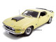 1969 Ford Mustang Boss 429 Yellow 1/24 Diecast Car Unique Replicas 18645