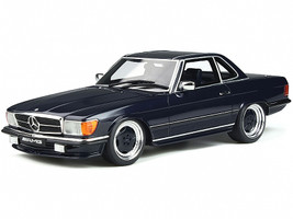 Mercedes Benz 560 AMG R107 Midnight Blue Metallic 1/18 Model Car Otto Mobile OT342