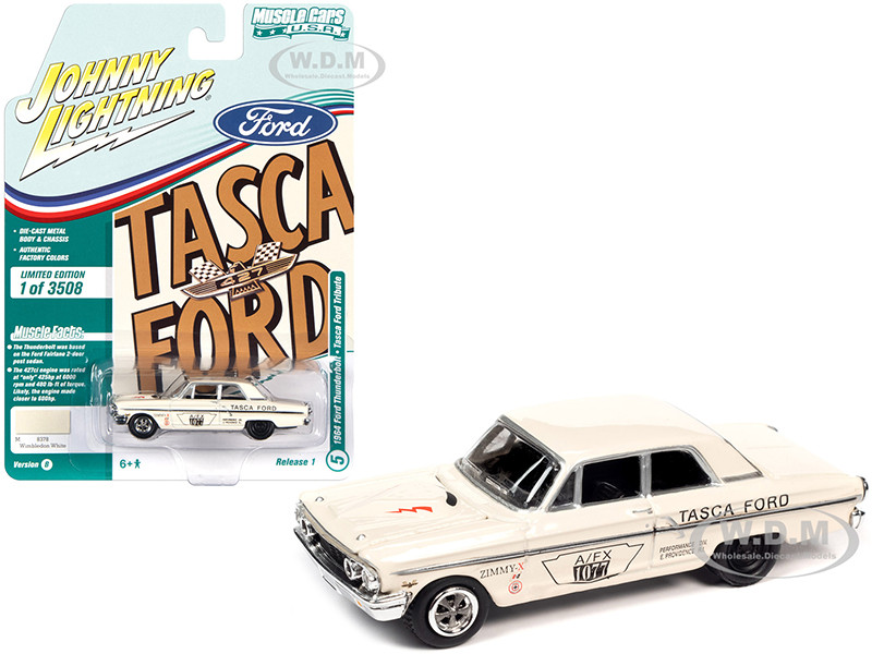 Tasca Ford Bill Lawton 1964 Thunderbolt 1/25th 1/24th Scale WATERSLIDE DECALS 