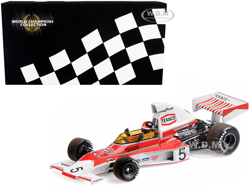 McLaren Ford M23 #5 Emerson Fittipaldi Texaco World Champion 1974 World Champions Collection 1/18 Diecast Model Car Minichamps 186740005
