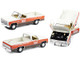 1983 GMC Sierra Classic 1500 Pickup Truck Cream Orange Brown Bottom 67th Annual Indianapolis 500 Mile Race Official Truck 1/18 Diecast Model Car Greenlight 13564