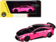 BMW i8 Liberty Walk Hot Pink Black 1/64 Diecast Model Car Paragon PA-55150