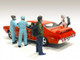 Hazmat Crew Figurine V 1/24 Scale Models American Diorama 76371