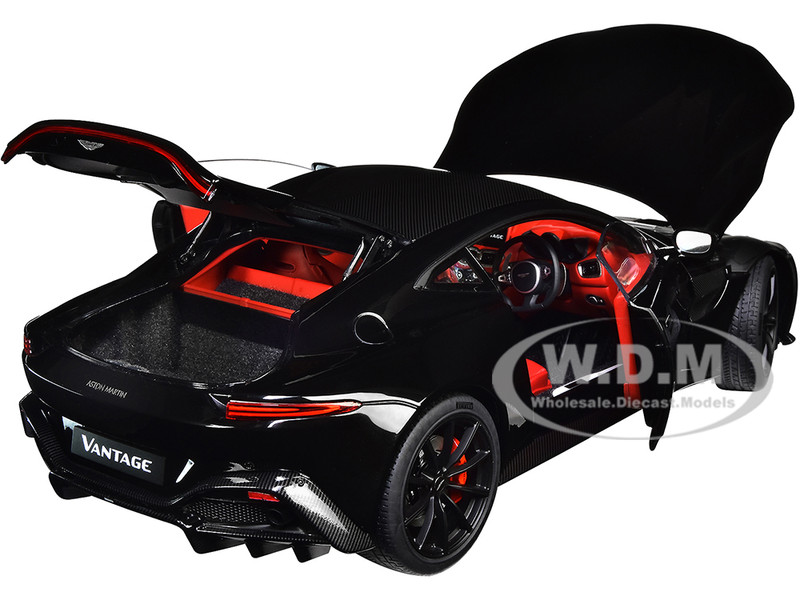 2019 Aston Martin Vantage RHD Right Hand Drive Jet Black Red