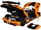 Koenigsegg Agera RS Cone Orange Black Carbon Accents 1/18 Model Car Autoart 79023
