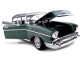 1957 Chevrolet Bel Air Hard Top Green 1/18 Diecast Model Car Motormax 73180