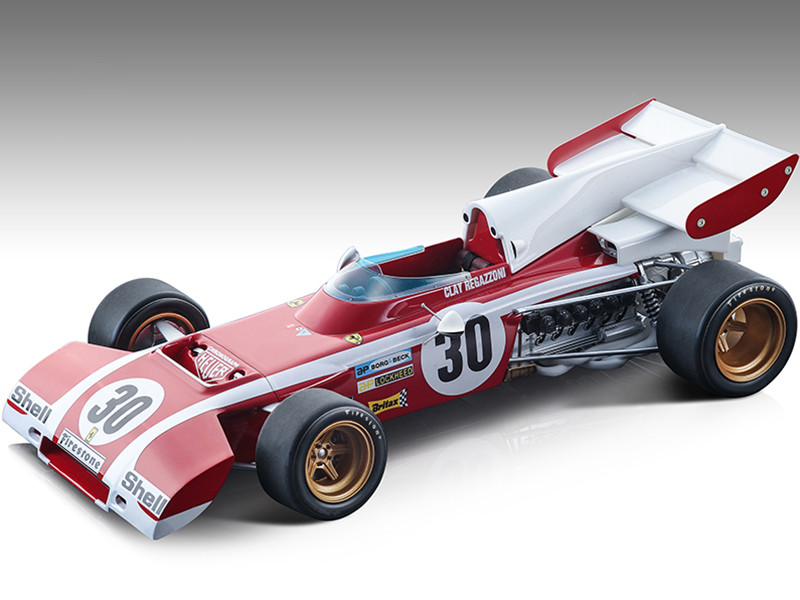 Ferrari 312 B2 #30 Clay Regazzoni Formula One F1 Belgium GP 1972 Mythos Series Limited Edition 170 pieces Worldwide 1/18 Model Car Tecnomodel TM18-194A