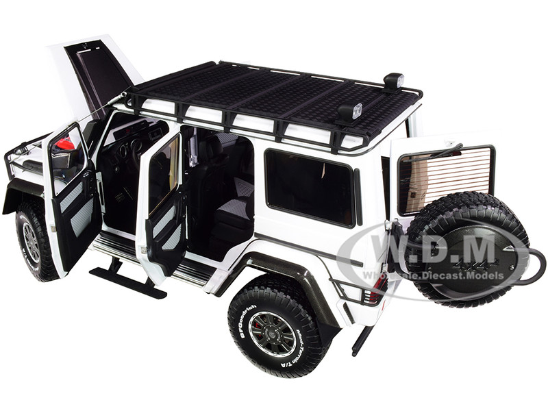 Mercedes Benz Brabus 550 Adventure G-Class 4x4 White With Black Top 1/18 Diecast Model Car By Almost Real -Closeout Items Sales 860305 2 13540.1629069046.800.600