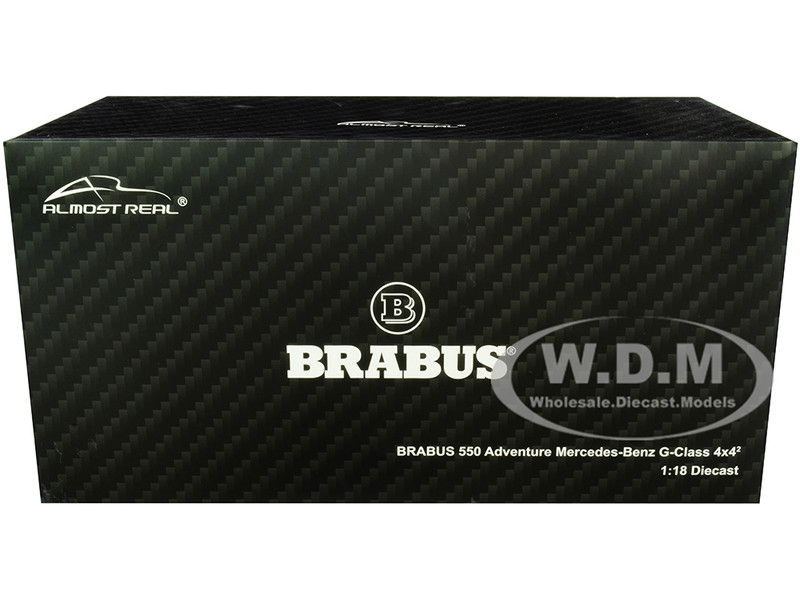 Mercedes Benz Brabus 550 Adventure G-Class 4x4 White With Black Top 1/18 Diecast Model Car By Almost Real -Closeout Items Sales 860305 6 33107.1629069071.800.600