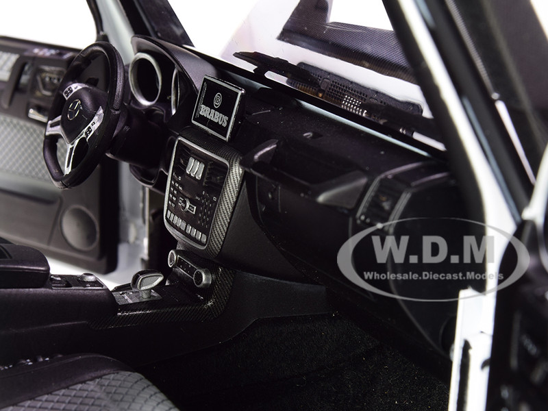 Mercedes Benz Brabus 550 Adventure G-Class 4x4 White With Black Top 1/18 Diecast Model Car By Almost Real -Closeout Items Sales 860305 4 41349.1629069046.800.600