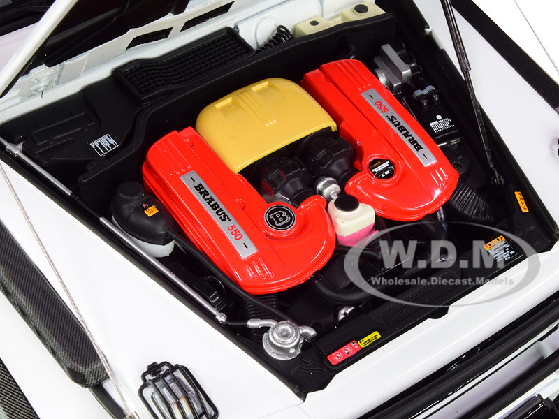 Mercedes Benz Brabus 550 Adventure G-Class 4x4 White With Black Top 1/18 Diecast Model Car By Almost Real -Closeout Items Sales 860305 5 81359.1629069059.800.600