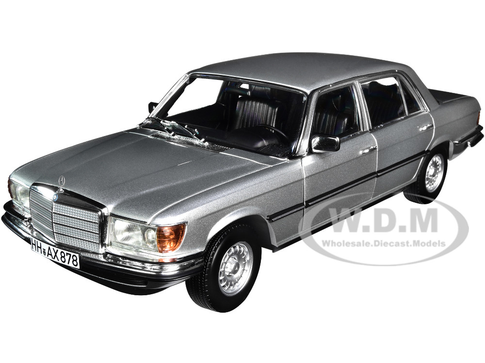 1976 Mercedes Benz 450 Sel 6 9 Silver Metallic 1 18 Diecast Model Car Norev 183785