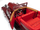 1934 Packard V12 Victoria Burgundy Red Soft Top Red Interior 1/18 Diecast Model Car Autoworld AW271