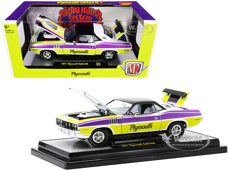 Racing Champions Motor Trend 1of7500 adult colle 1971 Barracuda 440 1:64th sc 