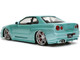 Brian's Nissan Skyline GT-R BNR34 RHD Right Hand Drive Turquoise Metallic Fast & Furious Movie 1/24 Diecast Model Car Jada 32608