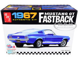 Skill 2 Model Kit 1967 Ford Mustang GT Fastback 1/25 Scale Model AMT AMT1241