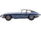 Jaguar E-Type Coupe RHD Right Hand Drive Dark Blue Metallic Red Interior E-Type 60th Anniversary 1961-2021 1/18 Diecast Model Car Kyosho 08954