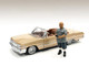 Lowriderz Dog 5 piece Figurine Set 1/18 Scale Models American Diorama 76273 76274 76275 76276