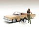 Lowriderz Dog 5 piece Figurine Set 1/18 Scale Models American Diorama 76273 76274 76275 76276