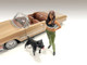 Lowriderz Figurine IV Dog 1/24 Scale Models American Diorama 76376