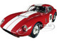 1965 Shelby Cobra Daytona Coupe #98 Red White Stripes 1/18 Diecast Model Car Shelby Collectibles SC131