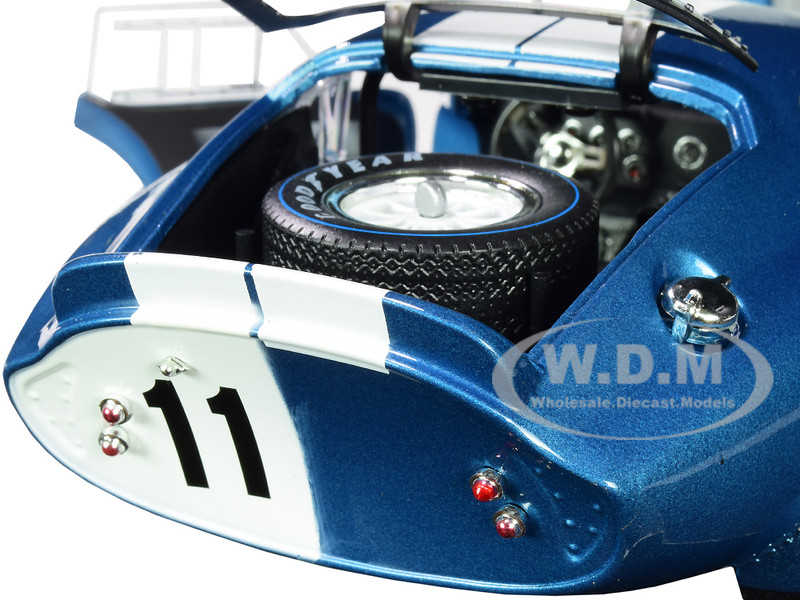 1965 Shelby Cobra Daytona Coupe #11 Blue Metallic White