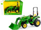 John Deere 2038R Tractor Loader Green 1/16 Diecast Model ERTL TOMY 45676