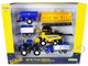 New Holland Harvesting Set 7 pieces New Holland Agriculture Series 1/64 Diecast Models ERTL TOMY 13933