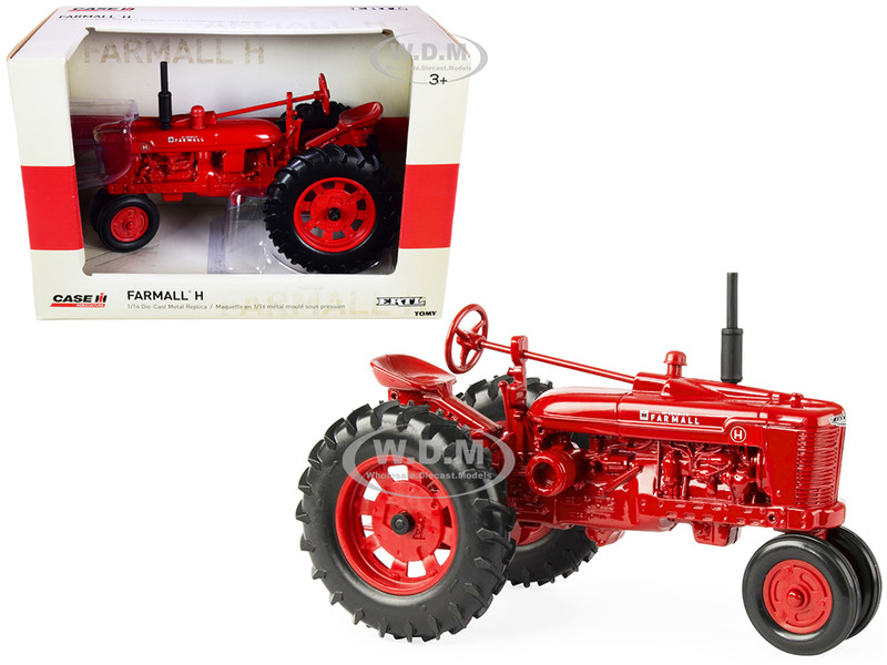 Case IH Agriculture Farmall H 1/16 Scale Die-Cast Metal Replica Tractor Ertl Toy 