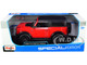 2021 Ford Bronco Wildtrak Red Black Top Special Edition 1/18 Diecast Model Car Maisto 31456