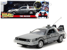 MJ◉ DeLorean DMC-12 Ⅱ　PARTII　➕フィギュア2体セット Back to the Future Part II Time Machine – Flying Version