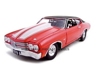 1970 Chevrolet Chevelle SS 454 Pro Street Red 1/24 Diecast Car Unique Replicas 18677