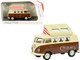 Volkswagen T1 Camper Bus Pop-Top Roof Brown Cream 1/64 Diecast Model Schuco 452026600