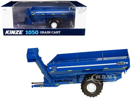 Kinze 1050 Grain Cart Flotation Tires Blue 1/32 Diecast Model SpecCast GPR1338