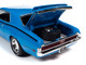 1970 Mercury Cougar Eliminator Hardtop Competition Blue Black Stripes Muscle Car & Corvette Nationals MCACN American Muscle 30th Anniversary 1/18 Diecast Model Car Autoworld AMM1253
