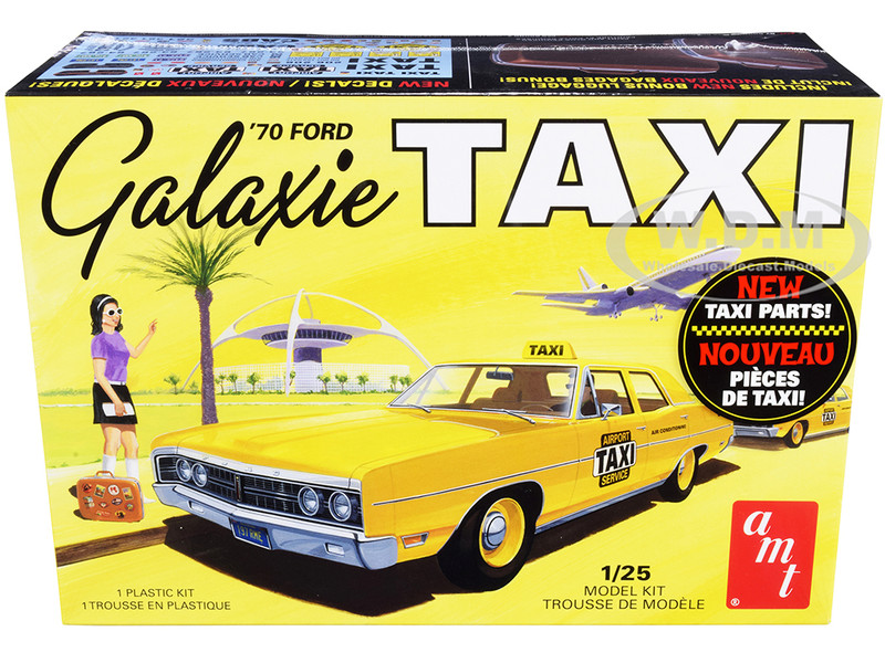 1970 FORD GALAXIE LTD GAUGE FACES 1/25 AMT HOBBY HEAVEN POLICE CAR 007 TAXI—READ 